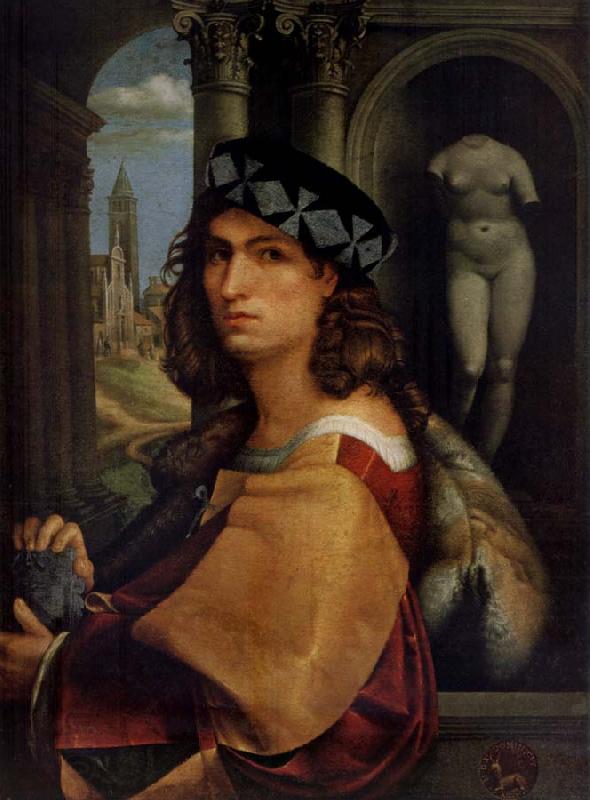 CAPRIOLO, Domenico Portrait of a man oil painting picture